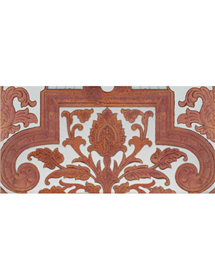 Sevillian relief copper tile MZ-053-91A