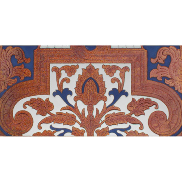 Sevillian relief copper tile MZ-053-941A Sevillian relief copper tile MZ-053-941A