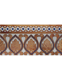 Sevillian relief copper tile MZ-055-941