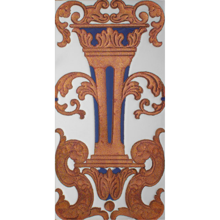 Sevillian relief copper tile MZ-059-941 Sevillian relief copper tile MZ-059-941
