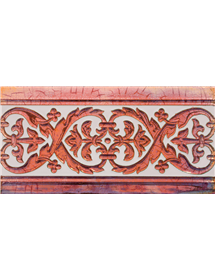 Sevillian relief copper tile MZ-026-91