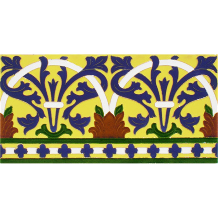Azulejo Sevillano relieve MZ-042-03 Azulejo Sevillano relieve MZ-042-03