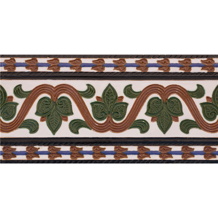 Azulejo Sevillano relieve MZ-036-00 Azulejo Sevillano relieve MZ-036-00