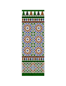 Arabischen farbigen mosaiken MZ-M040-00