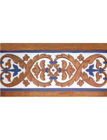 Sevillian relief copper tile MZ-026-941