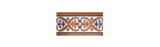 Sevillian relief copper tile MZ-026-941