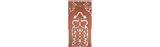 Sevillian relief copper tile MZ-030-91