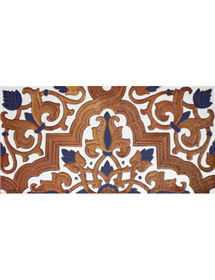 Sevillian relief copper tile MZ-032-941