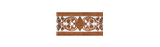 Sevillian relief copper tile MZ-034-91