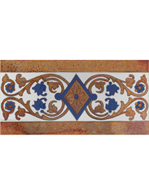 Sevillian relief copper tile MZ-034-941