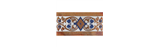 Sevillian relief copper tile MZ-034-941