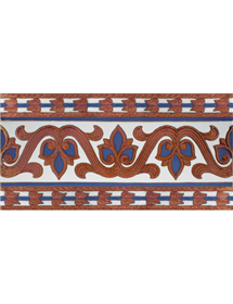 Sevillian relief copper tile MZ-036-941