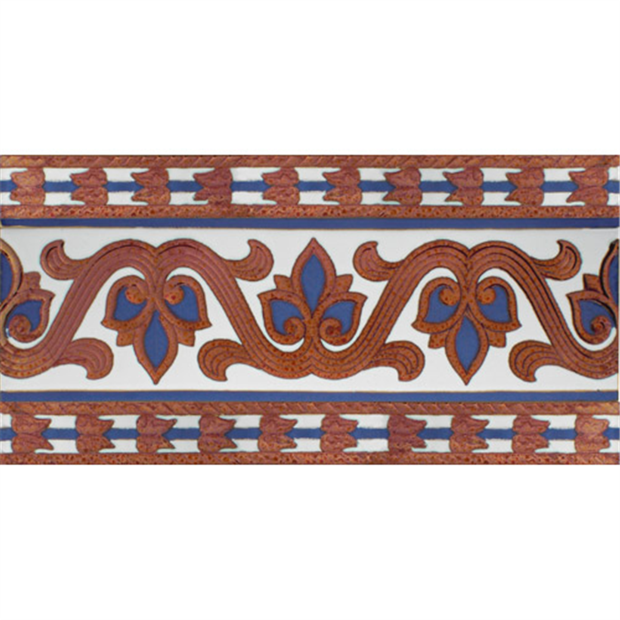 Sevillian relief copper tile MZ-036-941